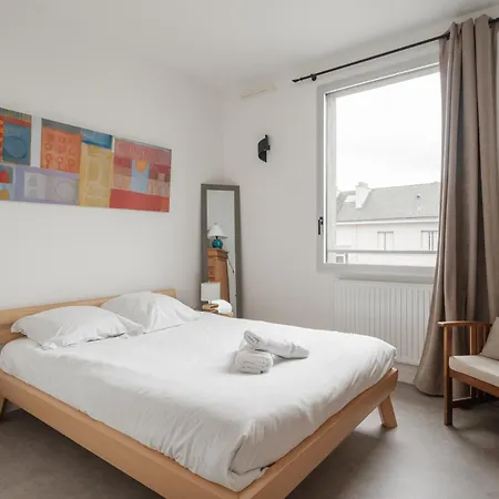 Bel 80m2 - 2 Parkings - Ile De Nantes